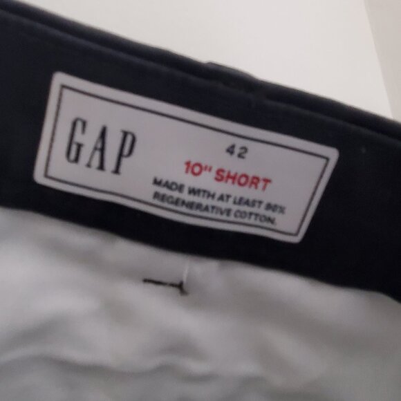 Gap Men's 10" Vintage Shorts, Moonless Night/Black, Size 42, NWT - Picture 3 of 7